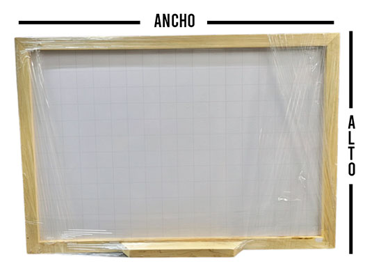 Tablero acrílico 65cm ancho x 45cm alto