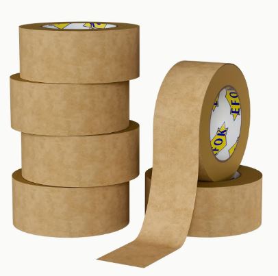 Cinta engomada kraft 2 pulg. ancho x 20mt