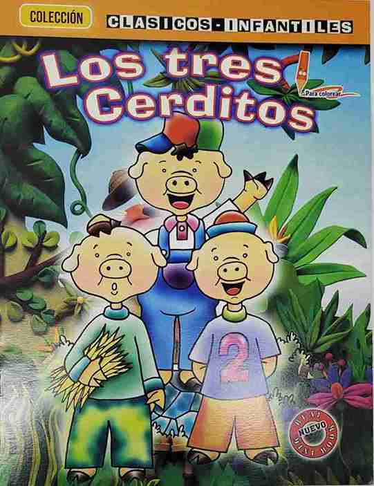 Libro colorear cuento infantil (28x21.5cm)