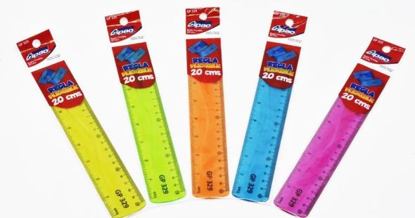 Regla 20 cm flexible GP 329