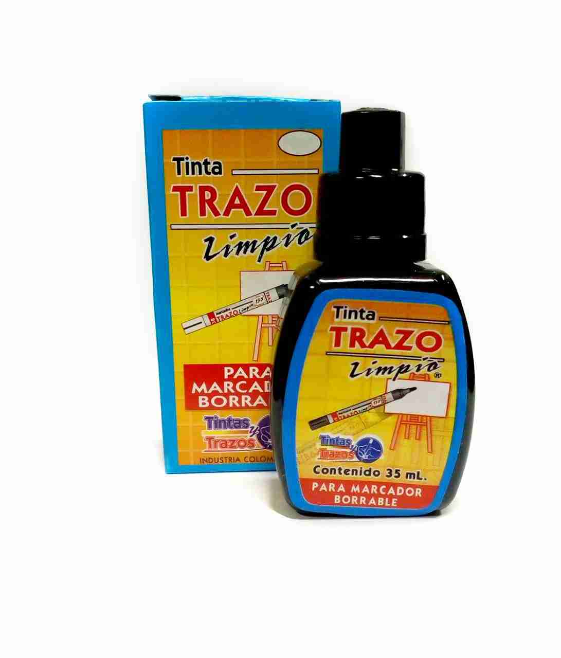 Tinta negra marcador recargable trazo 35ml