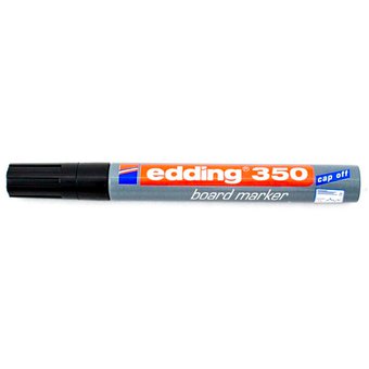 Marcador borrable recargable Edding 350 Negro