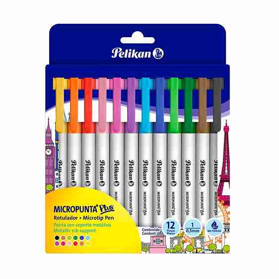 Micropunta pelikan x12 
