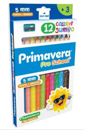 Color primavera x 12 triangular 5mm