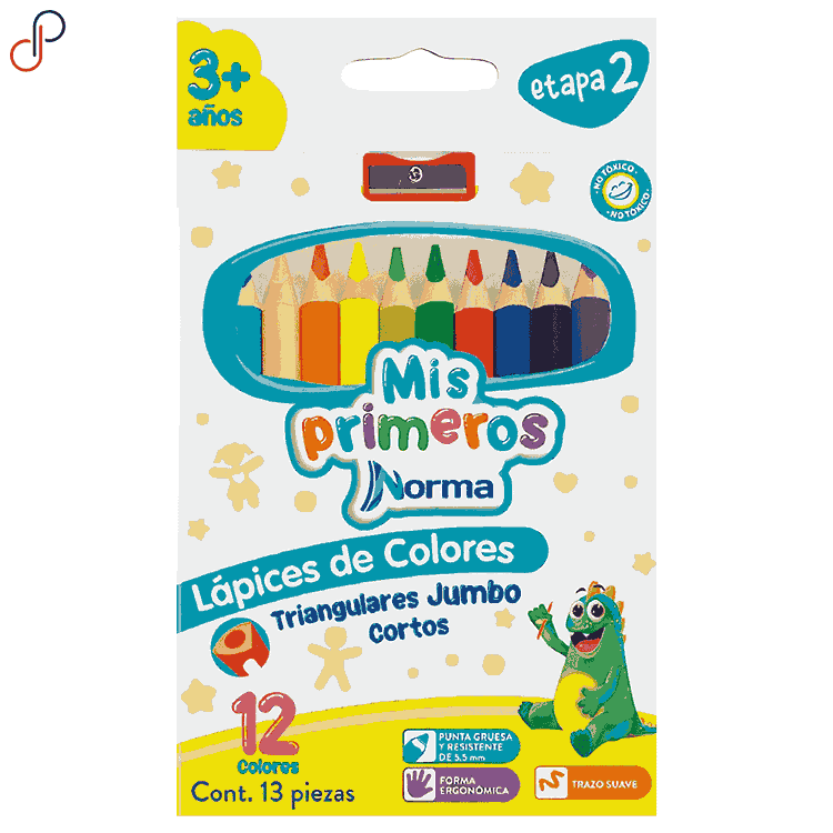 Color norma x12 jumbo triangular 5mm