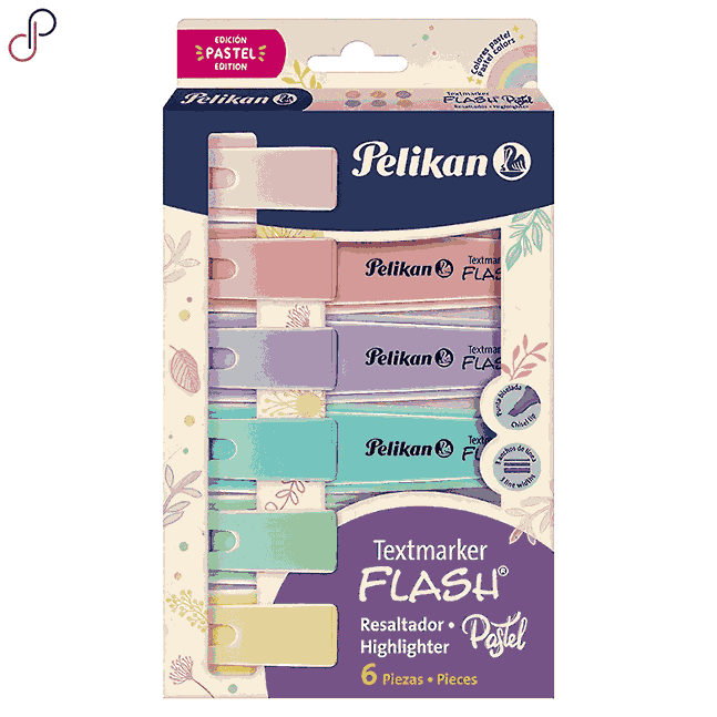 Resaltador pelikan pastel x6