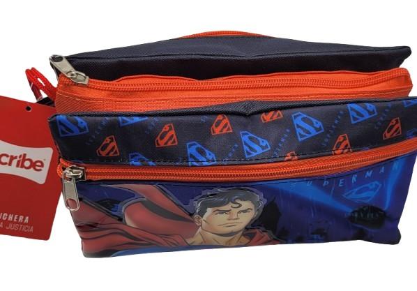 Cartuchera 3 cierres Scribe (23x13.5cm) hombre