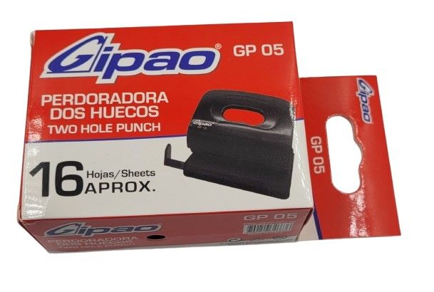 Perforadora 2 huecos (11X8.5X5cm) GP 05 