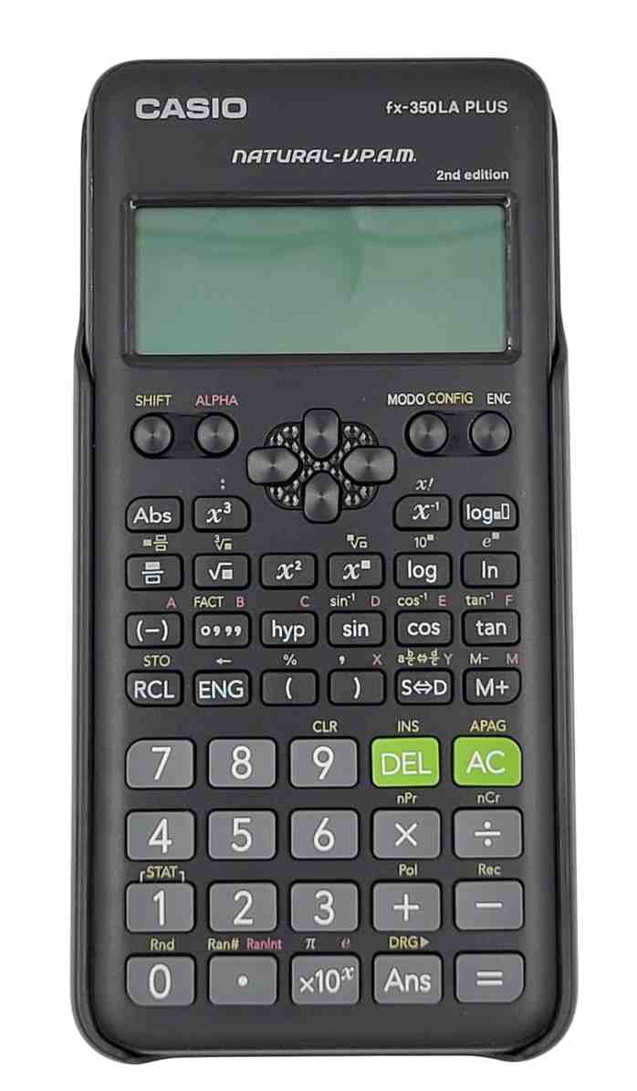 Calculadora casio científica FX-350LA plus (16.5x8.5cm)