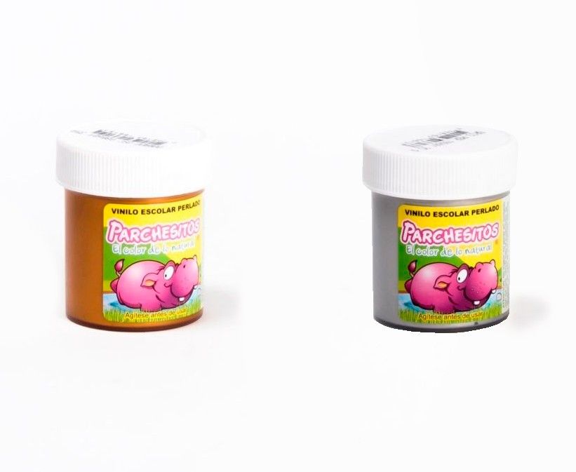 Vinilo parchesitos pequeño 35g (oro-plata)