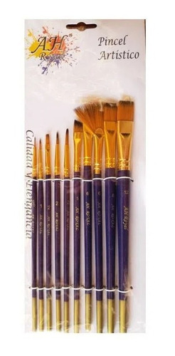 Pincel juego x10 (AH Royal)
