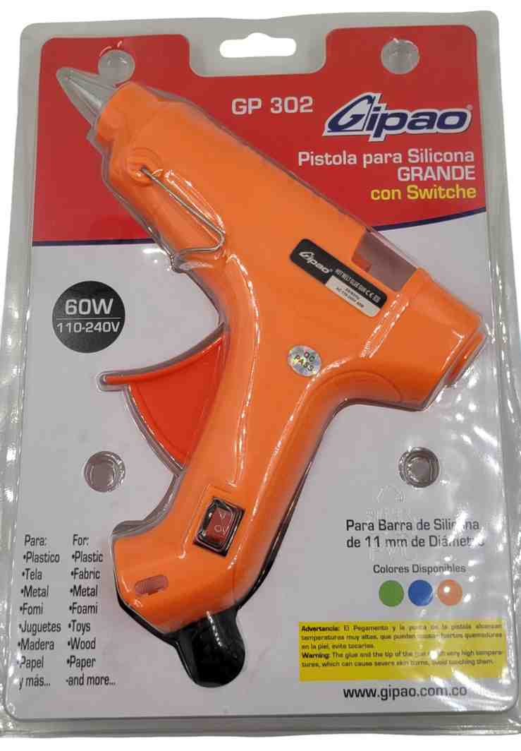 Pistola silicona barra gruesa GP 302