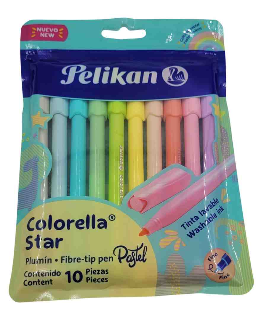 Plumon pelikan x10 pastel