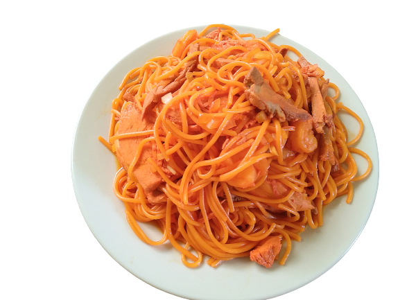 1/2 Espaguetis a la Ching Li
