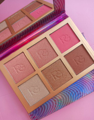 Paleta Iluminador Pubor y Bronce Paulis Glow