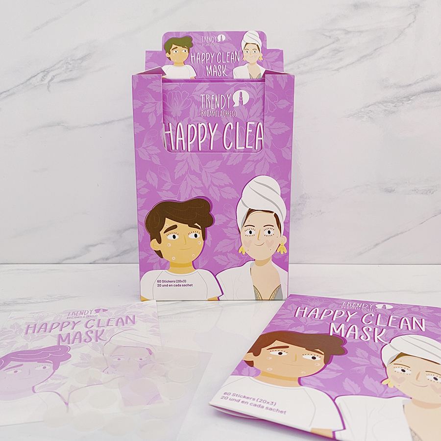 Mascarilla para acne Happy Clean Trendy