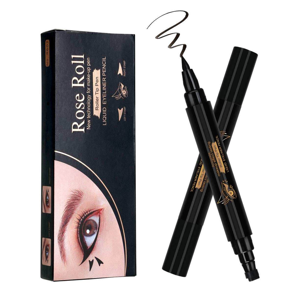 Delineador duo cola de gato + delineador