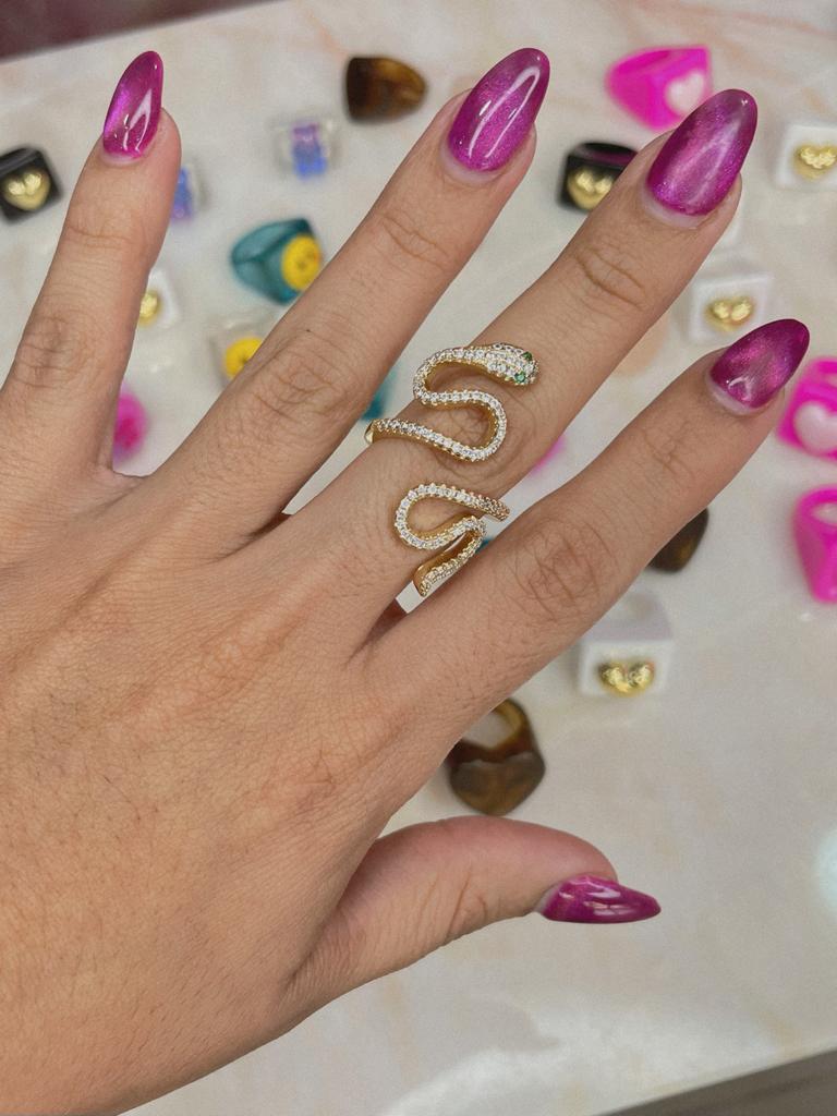 Anillo Serpiente Murano