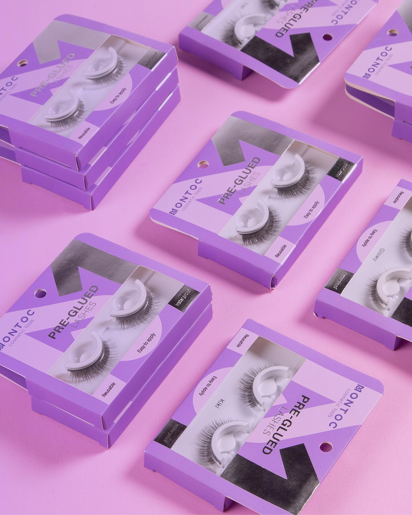 Pestañas Preglued Montoc