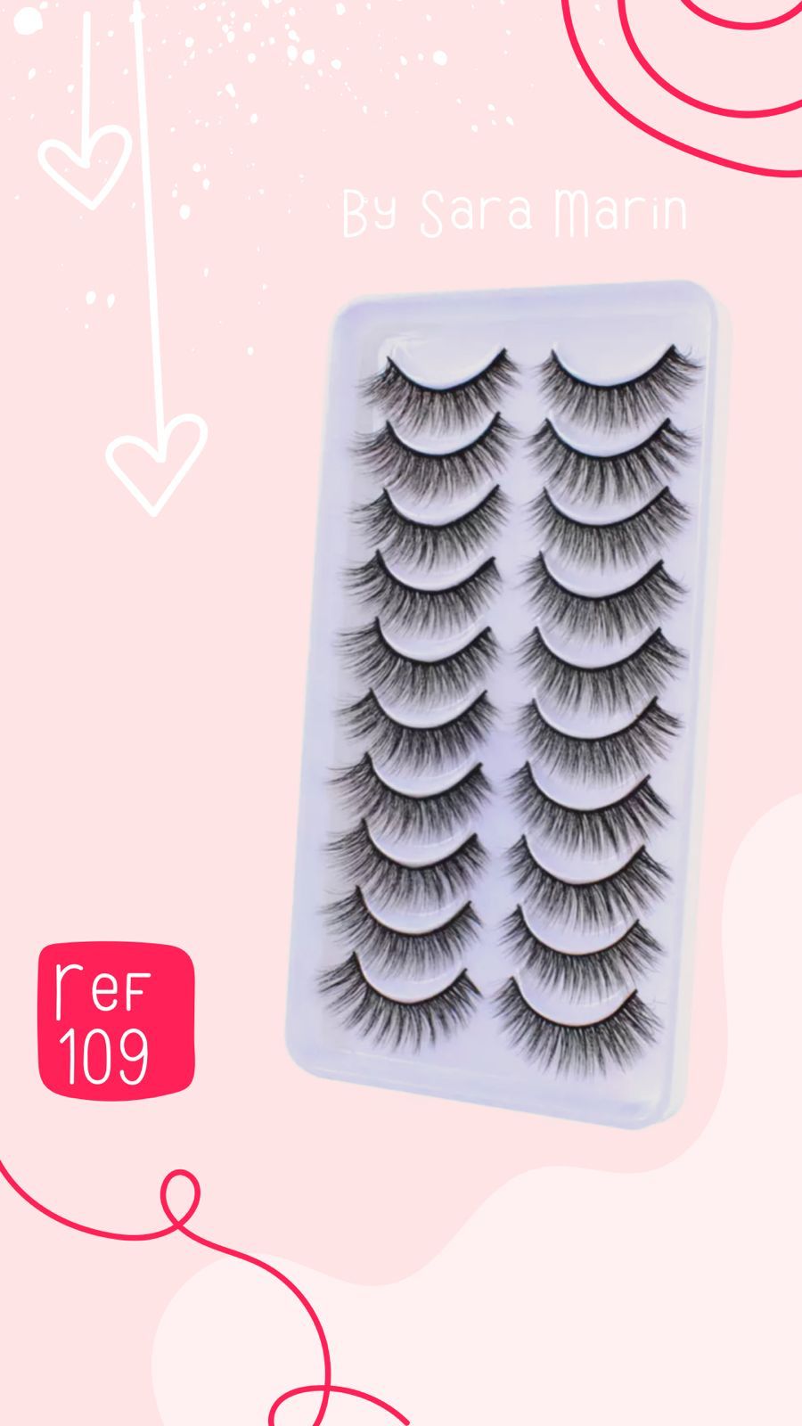 Pestañas x5 Ref. 109 Sara Marin