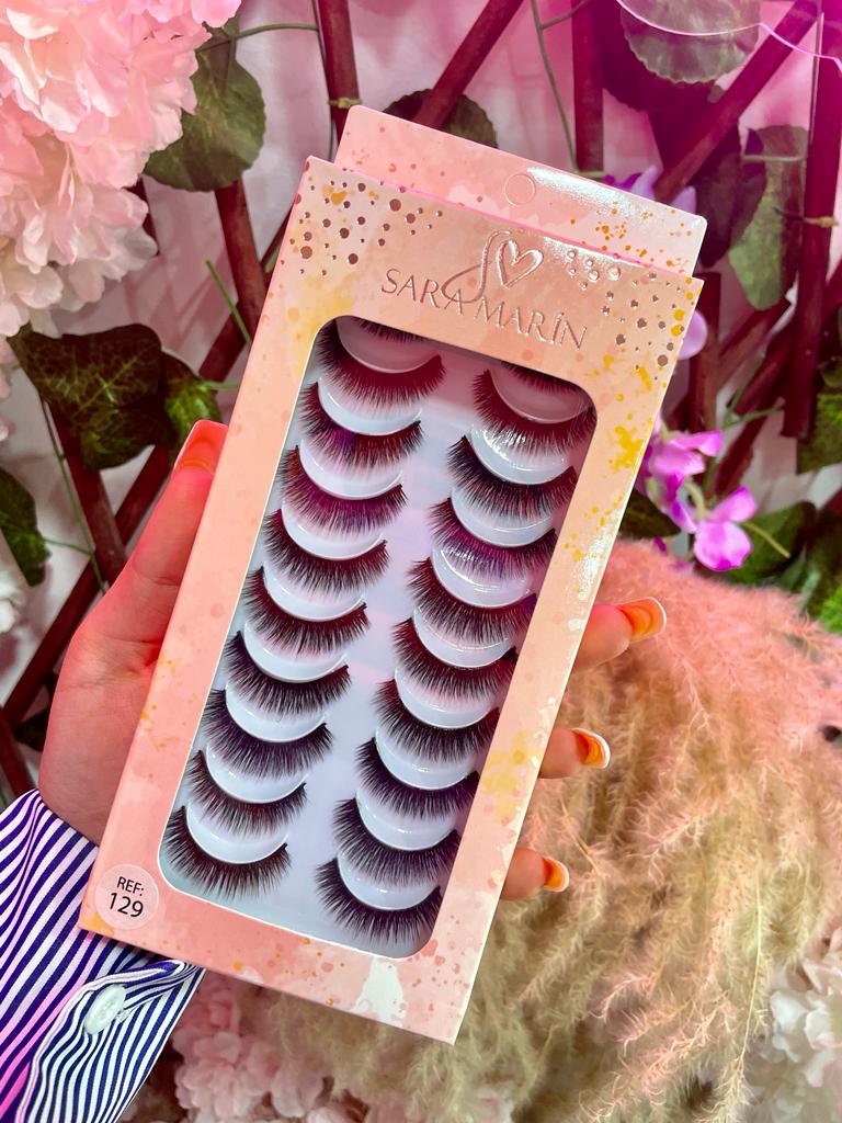 Pestañas x10 Ref. 129 Sara Marin