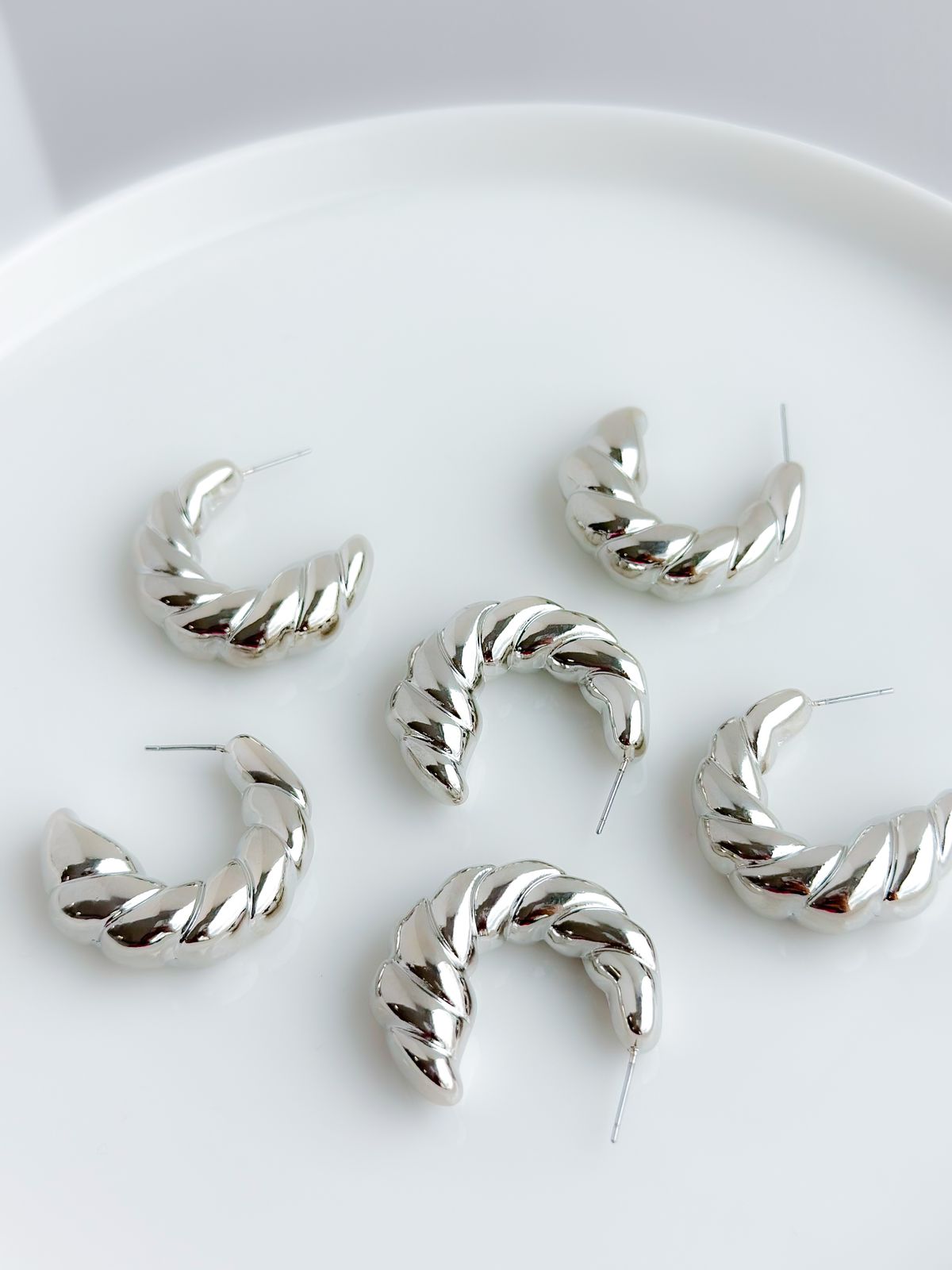 Candongas Sirena Plateadas