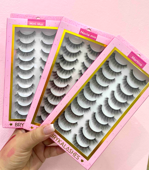 Pestañas Bryka X10 Unidades