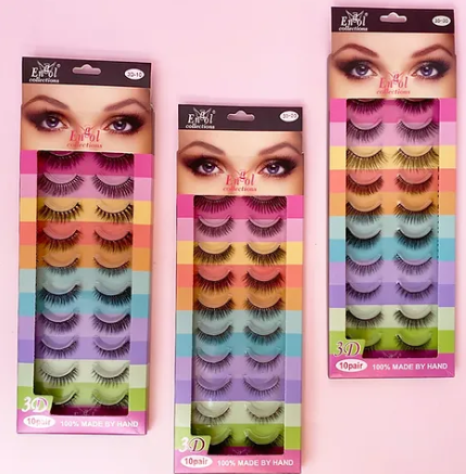 Set de pestañas 3D X10 Engol