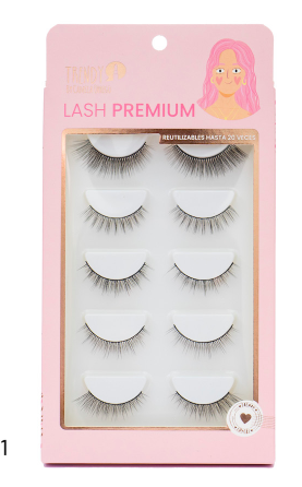Set de pestañas Lash Premium Trendy