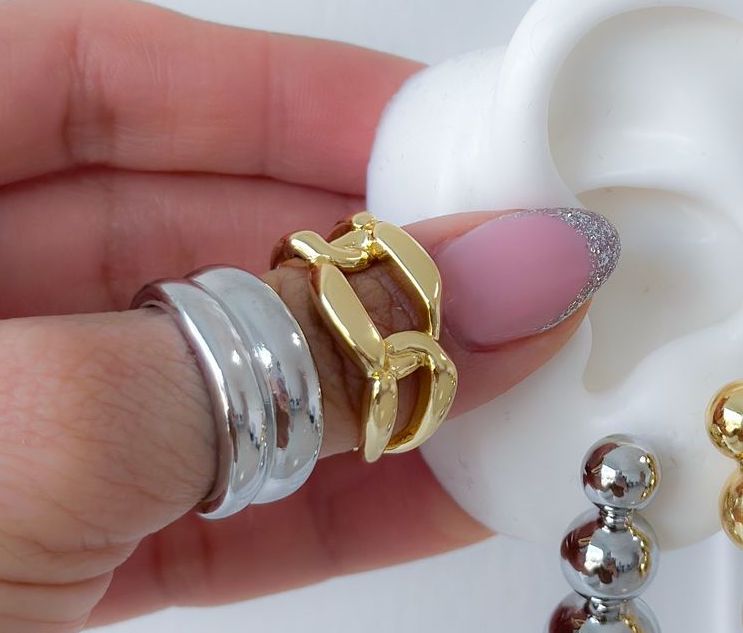 Anillo Cadena Dorado