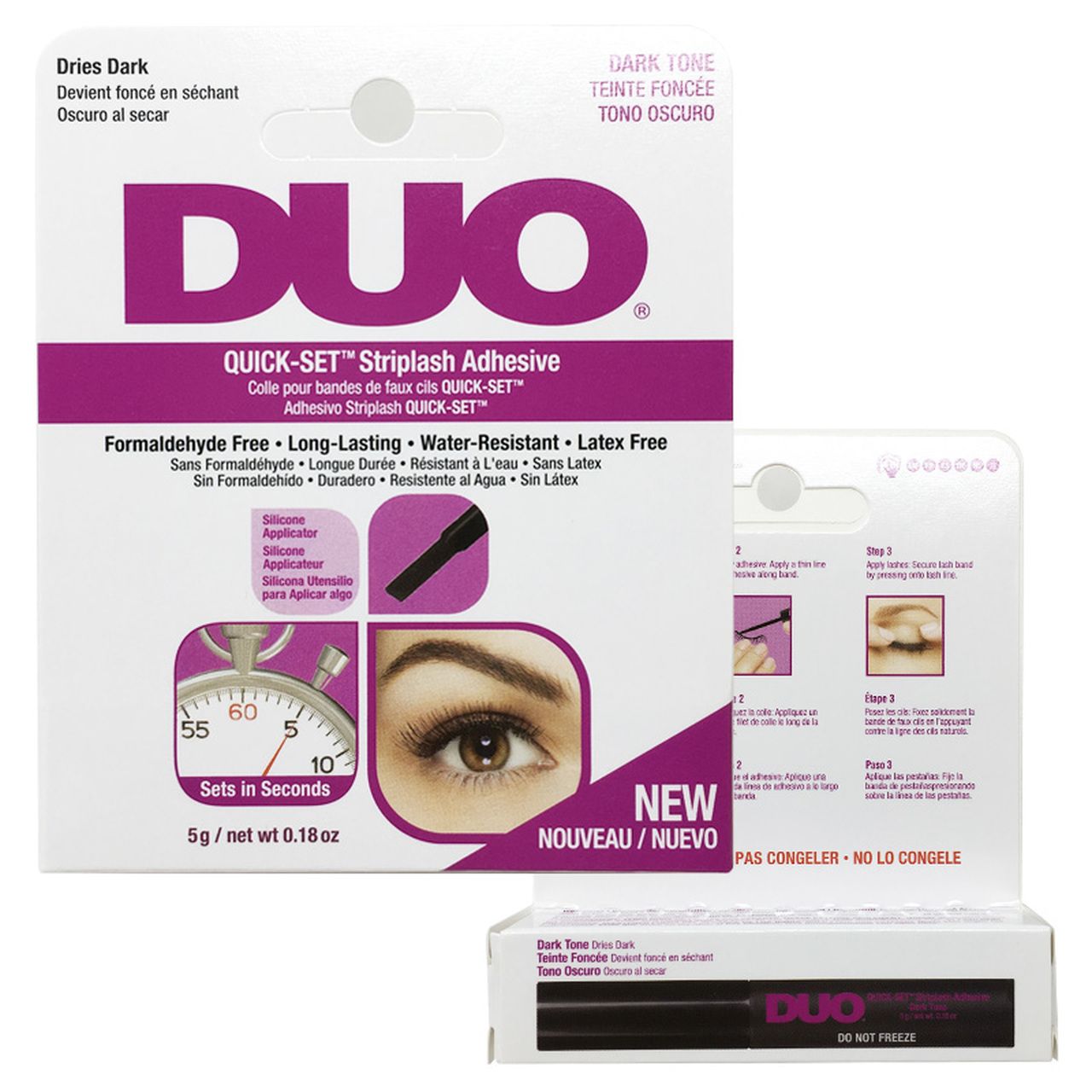 Duo Pegante para Pestañas Morado