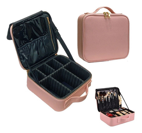 Maleta Organizadora Cuerina Pink