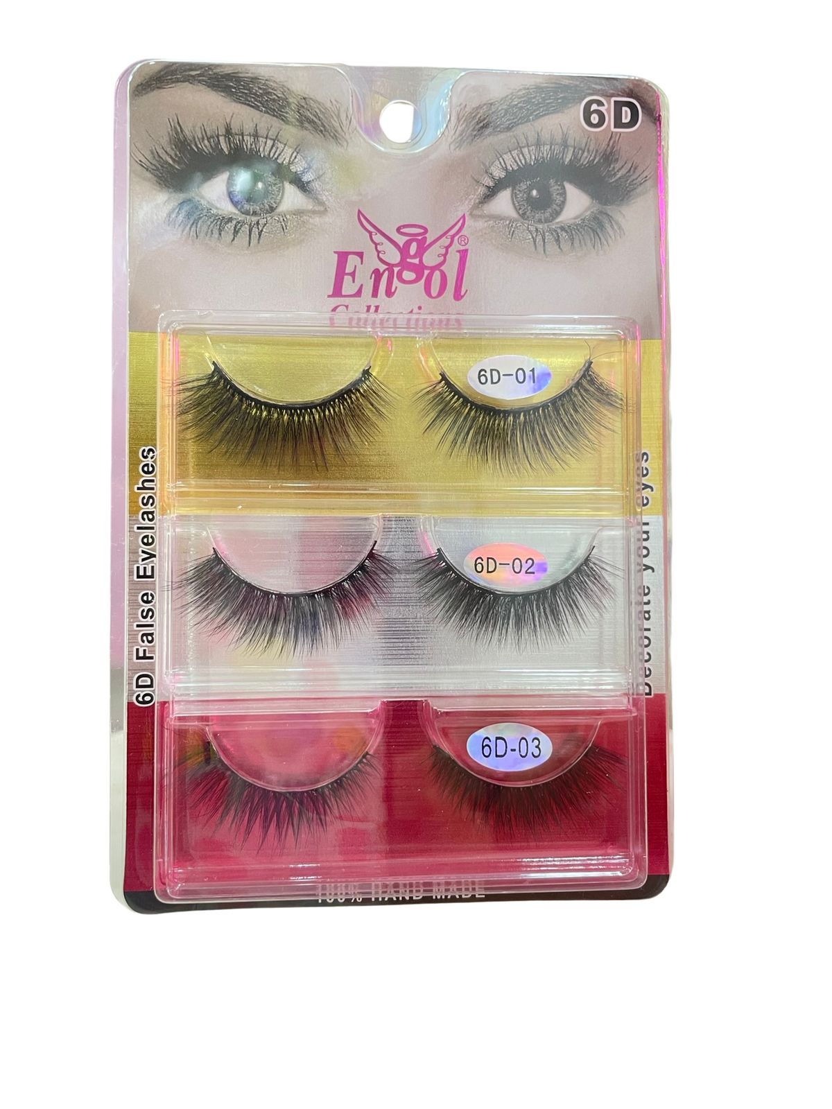 Pestañas 6D Blister X 3