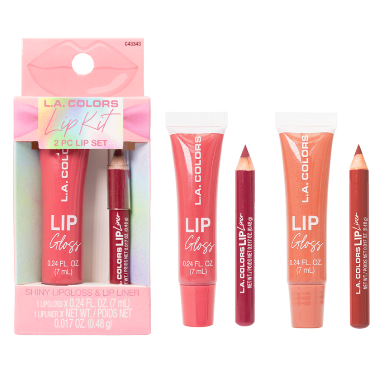 Kit Duo Gloss + lapiz LA COLORS