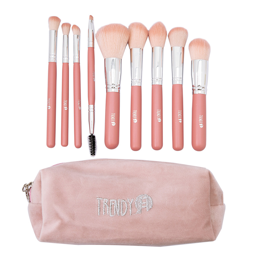 Kit de Brochas Velvet x9Trendy