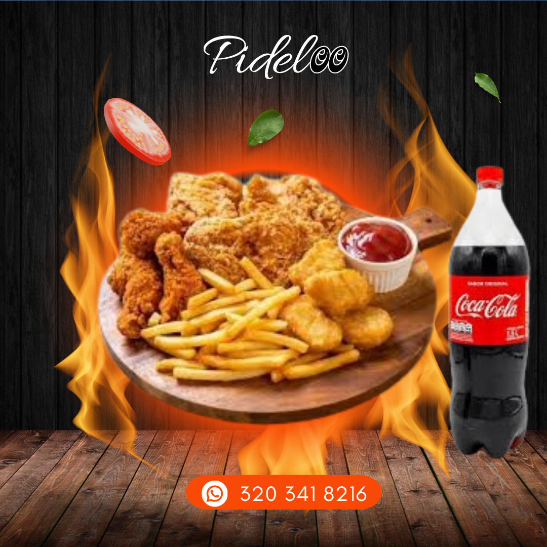 Combo pollo broaster