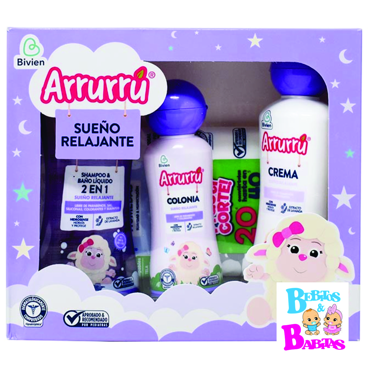 KIT DE ASEO ARRURRU SUEÑO RELAJANTE