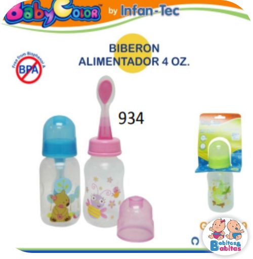 TETERO BABYCOLORS CON CUCHARA  GBC5199