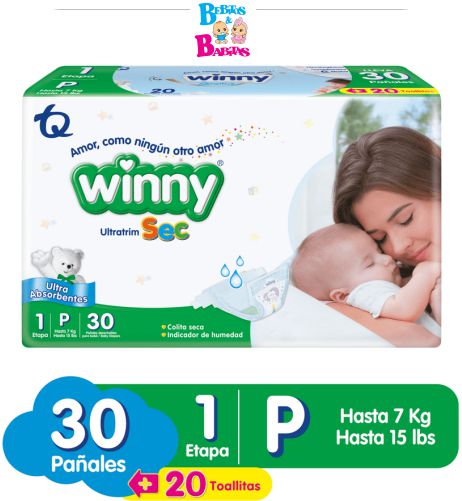 PAÑAL WINNY SEC 1/P x30 unds