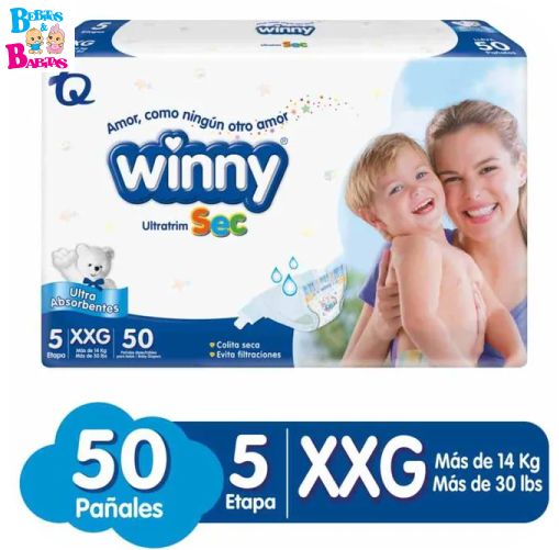 PAÑAL WINNY SEC 5/XXG x50 unds