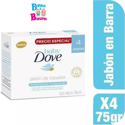 JABON DOVE BABYx4 ENRIQUECIDO 75gr