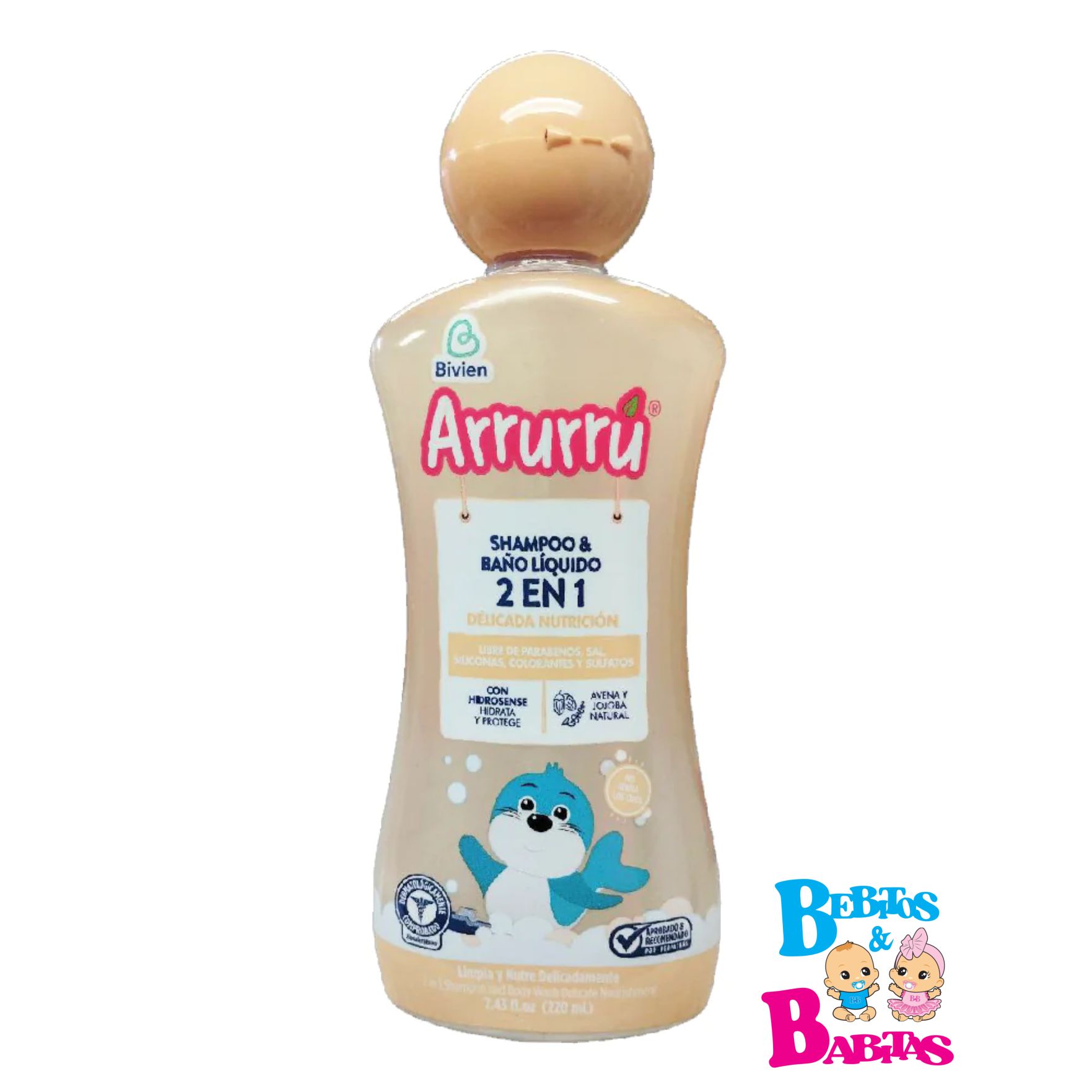 SHAMPOO ARRURRU x400g AVENA 2en1