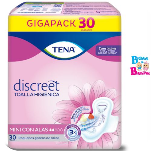 TENA MUJER DISCREET MINI x30 unds