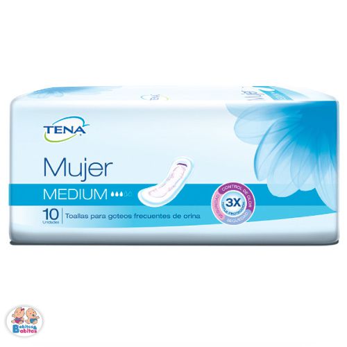 TENA MUJER MEDIUM x10 unds