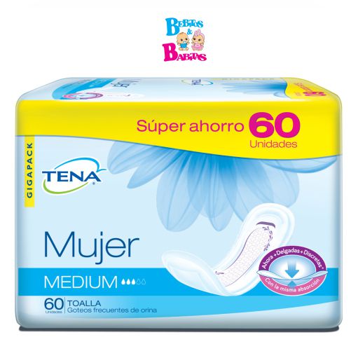 TENA MUJER DISCREET MEDIUM x60 unds