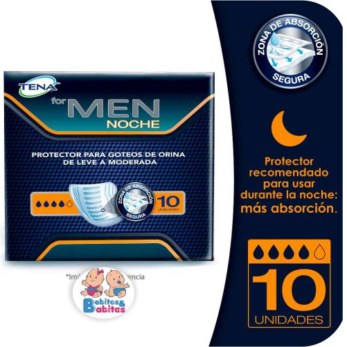 TENA FORMEN NOCHE x10 unds