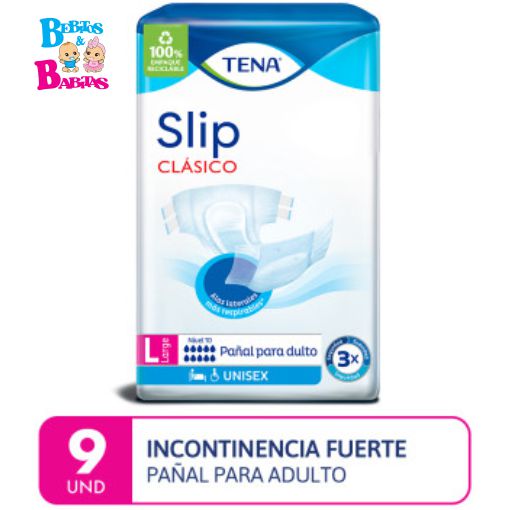 TENA SLIP CLASIC L x9 unds