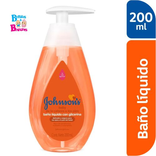 BAÑO LIQUIDO JOHNSON x200 PIES A CABEZA