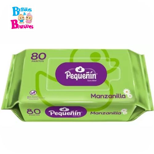 TOALLITAS PEQUEÑIN MANZANILLA x80 und