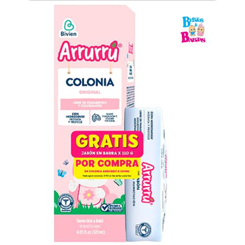 COLONIA ARRURRU x120g ROSA CON JABON